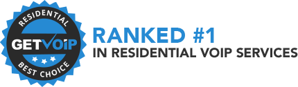 GetVoIP #1 Ranked Residential Provider Ranked #1 Residential Best Choice by GetVoIP